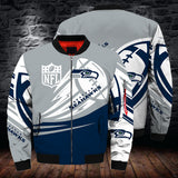 17% OFF Hot Seattle Seahawks Jacket Mens Ultra-balls Graphic