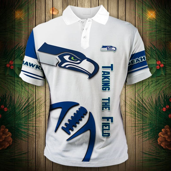 20% OFF Best Men’s White Seattle Seahawks Polo Shirt For Sale