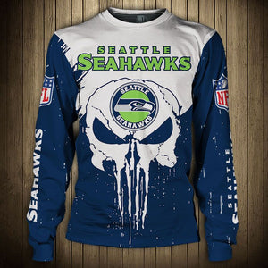 20% OFF Men’s Seattle Seahawks Sweatshirt Punisher On Sale