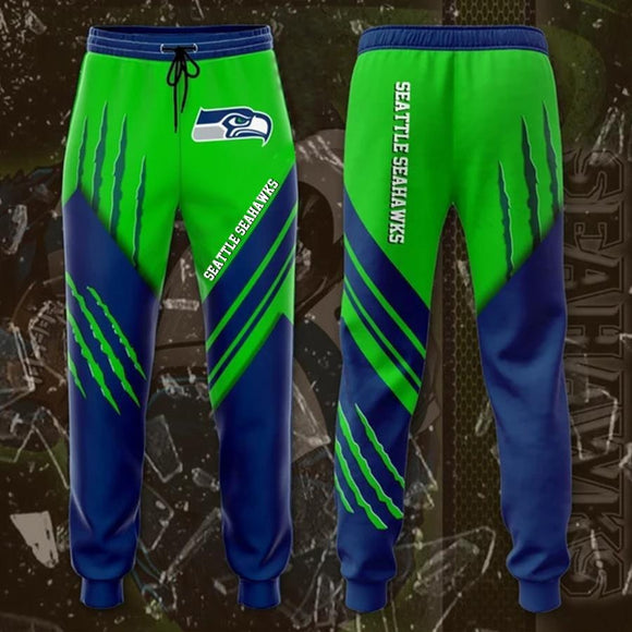 18% OFF Best Seattle Seahawks Sweatpants 3D Stripe - Limited Time Offer