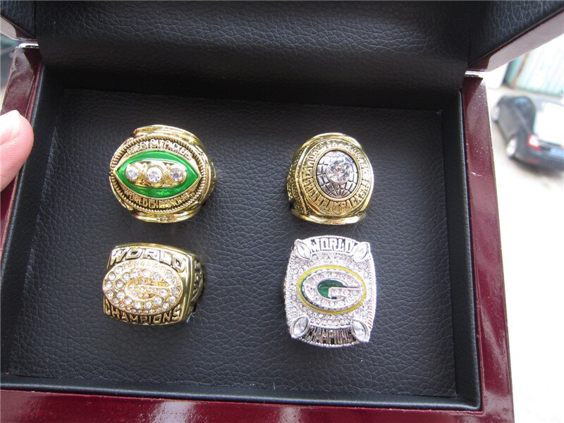 1966/1967/1996/2010 Green Bay Packers Super Bowl Ring Set