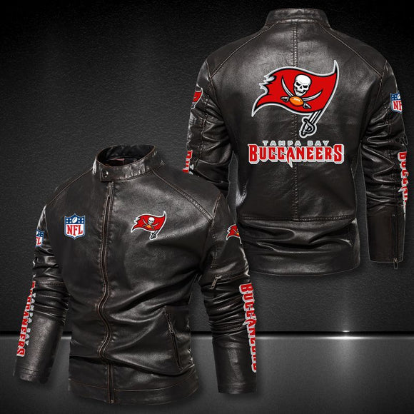 30% OFF Tampa Bay Buccaneers Faux Leather Varsity Jacket - Hurry! Offer ends soon