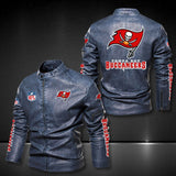 30% OFF Tampa Bay Buccaneers Faux Leather Varsity Jacket - Hurry! Offer ends soon