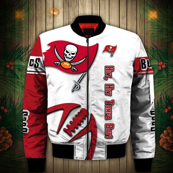 17% OFF Best White Tampa Bay Buccaneers Jacket Men Cheap For Sale