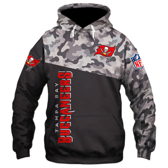 20% OFF Tampa Bay Buccaneers Military Hoodie 3D- Limited Time Sale