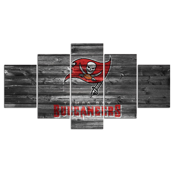 30% OFF Tampa Bay Buccaneers Wall Decor Wooden No 2 Canvas Print