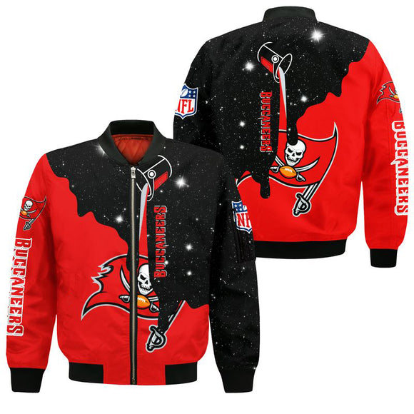 17% SALE OFF Tampa Bay Buccaneers Zip Up Jackets Galaxy CHEAP For Men