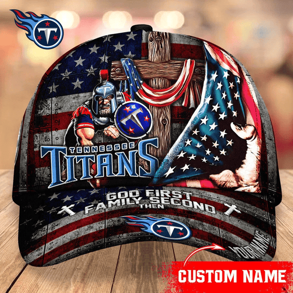 Lowest Price Tennessee Titans Baseball Caps Mascot Flag Custom Name