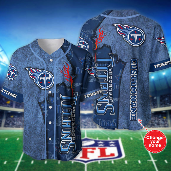 20% OFF Best Tennessee Titans Baseball Jersey Shirt Custom Name