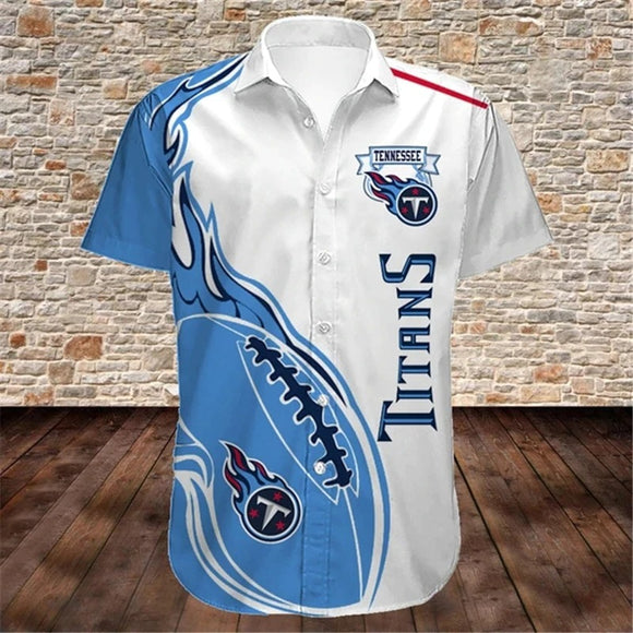 15% OFF Men’s Tennessee Titans Button Down Shirt For Sale