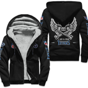 17% OFF Best Tennessee Titans Fleece Jacket I Am A Fan Tennessee Titans