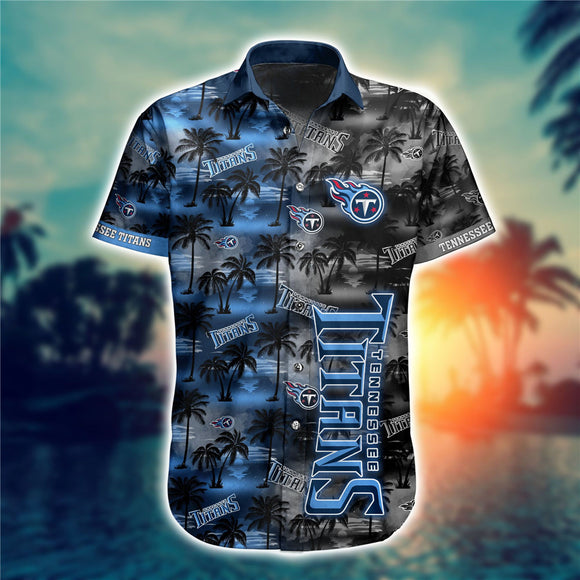 15% OFF Men's Tennessee Titans Hawaiian Shirt Palm Tree For Sale