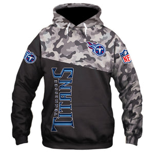 20% OFF Tennessee Titans Military Hoodie 3D- Limited Time Sale