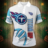 20% OFF Best Men’s White Tennessee Titans Polo Shirt For Sale