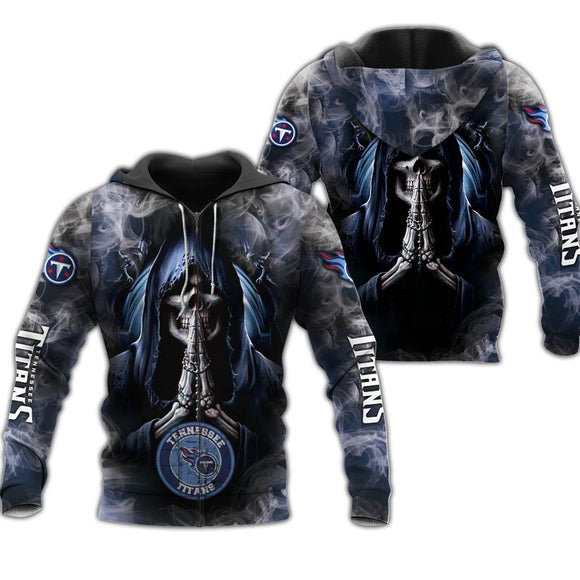 Up To 20% OFF Best Tennessee Titans Skull Hoodies For Men Women