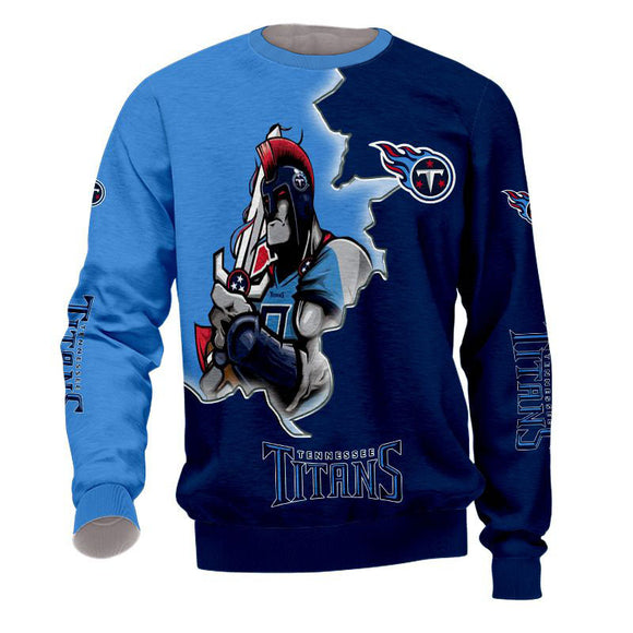 20% OFF Best Tennessee Titans Sweatshirts Mascot Cheap On Sale