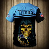 15% SALE OFF Tennessee Titans T-shirt Skull On Back