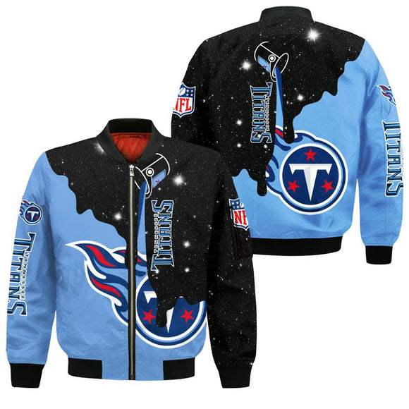 17% SALE OFF Tennessee Titans Zip Up Jackets Galaxy CHEAP For Men