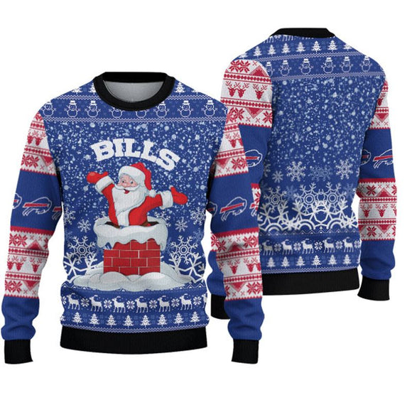 20% OFF Vintage Buffalo Bills Sweatshirt Cute Santa Claus