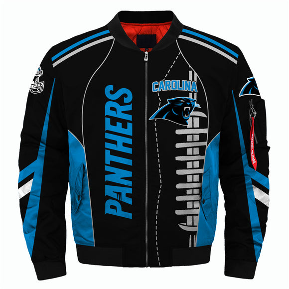 17% OFF Vintage Carolina Panthers Jacket Rugby Ball For Sale