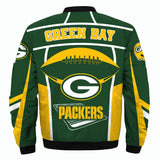 17% OFF Vintage Green Bay Packers Jacket Rugby Ball For Sale