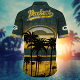 15% OFF Vintage Green Bay Packers Shirt Coconut Tree For Men