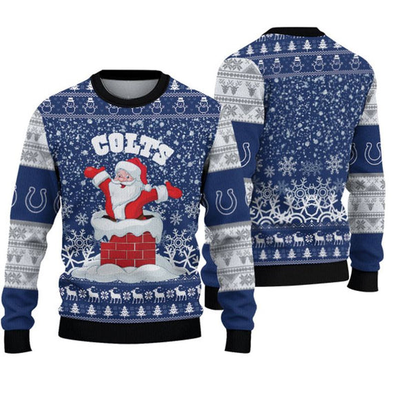 20% OFF Vintage Indianapolis Colts Sweatshirt Cute Santa Claus
