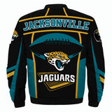 17% OFF Vintage Jacksonville Jaguars Jacket Rugby Ball For Sale