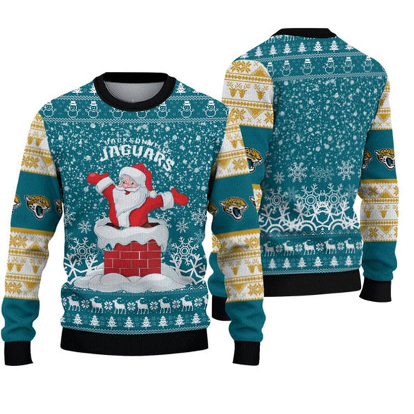 20% OFF Vintage Jacksonville Jaguars Sweatshirt Cute Santa Claus