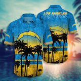 15% OFF Vintage Los Angeles Chargers Shirt Coconut Tree For Men