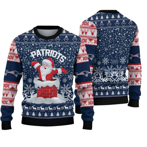 20% OFF Vintage New England Patriots Sweatshirt Cute Santa Claus