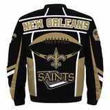17% OFF Vintage New Orleans Saints Jacket Rugby Ball For Sale