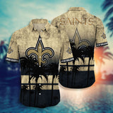 15% OFF Vintage New Orleans Saints Shirt Coconut Tree For Men