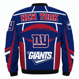 17% OFF Vintage New York Giants Jacket Rugby Ball For Sale