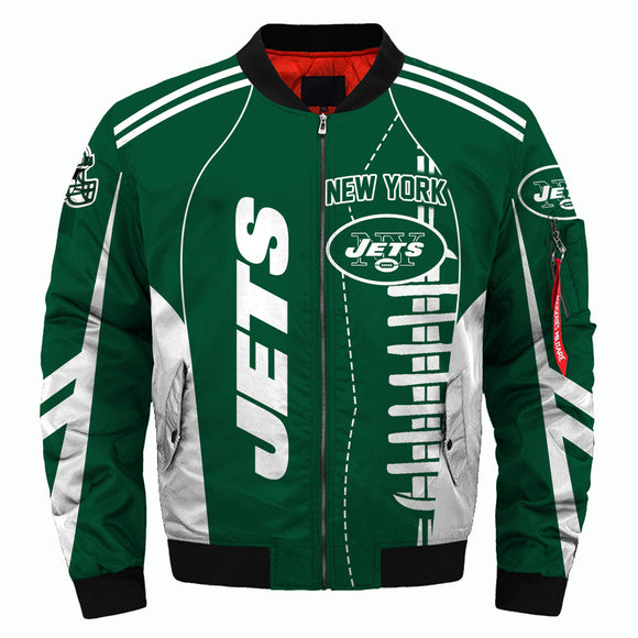 17% OFF Vintage New York Jets Jacket Rugby Ball For Sale
