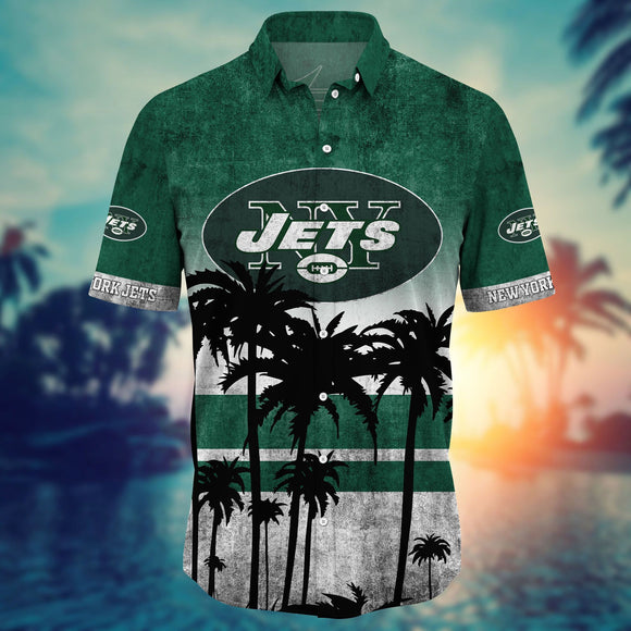 15% OFF Vintage New York Jets Shirt Coconut Tree For Men
