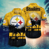 15% OFF Vintage Pittsburgh Steelers Shirt Coconut Tree For Men