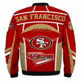 17% OFF Vintage San Francisco 49ers Jacket Rugby Ball For Sale