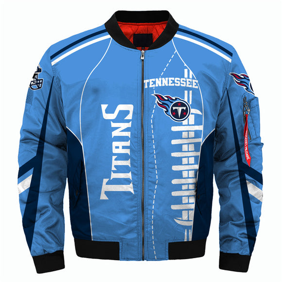 17% OFF Vintage Tennessee Titans Jacket Rugby Ball For Sale