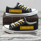 Cheap Washington Commanders Canvas Shoes T-DJ133L For Sale