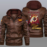 30% OFF New Design Washington Commanders Leather Jacket For True Fan