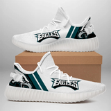White Philadelphia Eagles Tennis Shoes PTA003 Footballfan365