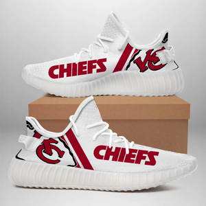 28% OFF Cheap White Kansas City Chiefs Tennis Shoes