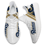28% OFF Cheap White Los Angeles Rams Tennis Shoes