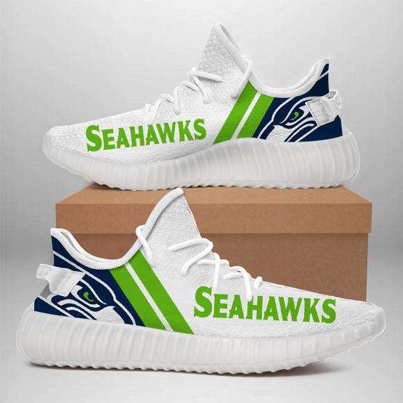 28% OFF Cheap White Seattle Seahawks Tennis Shoes