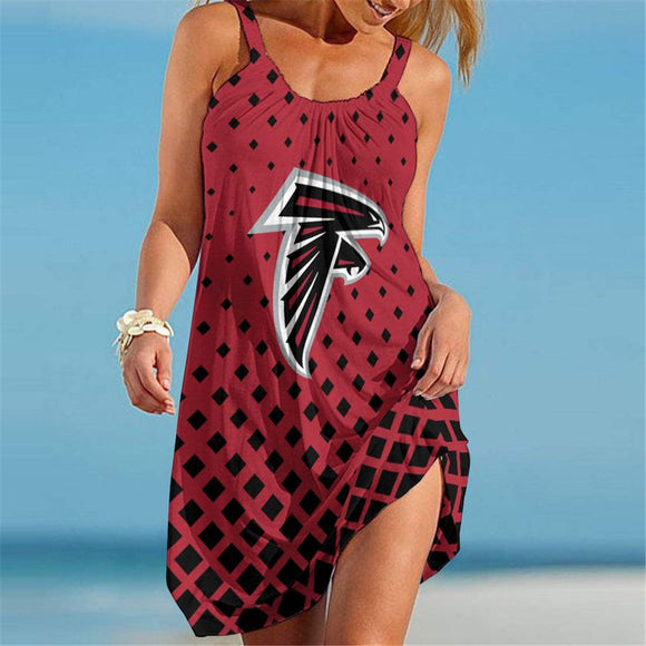 15% OFF Women's Atlanta Falcons Sleeveless Dress For Sale