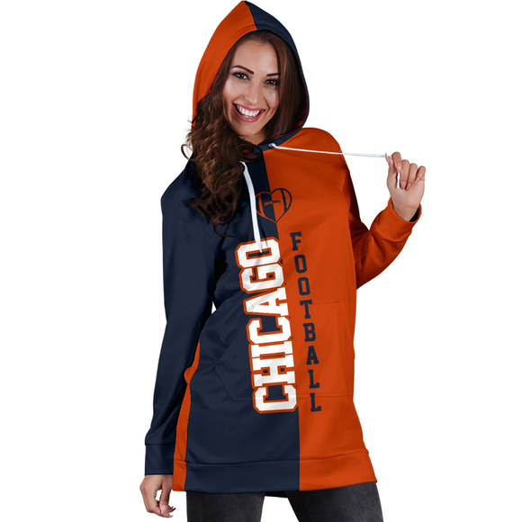 15% OFF Women's Chicago Bears Hoodie Dress For Sale