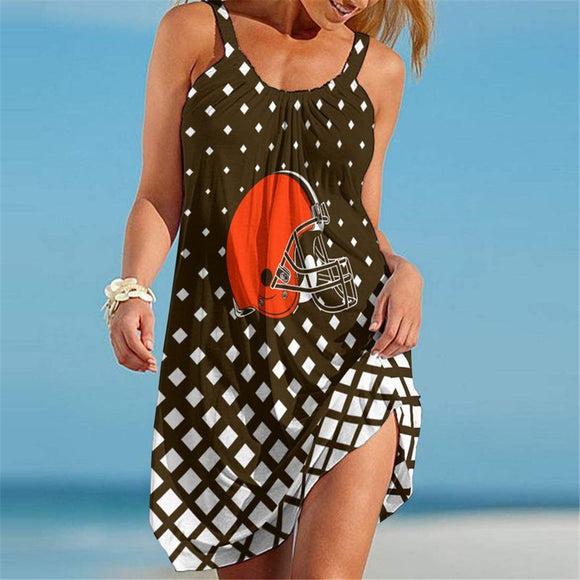 15% OFF Women's Cleveland Browns Sleeveless Dress For Sale