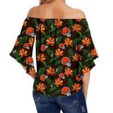 20% OFF Women's Cleveland Browns Strapless Bandage T-shirt Floral