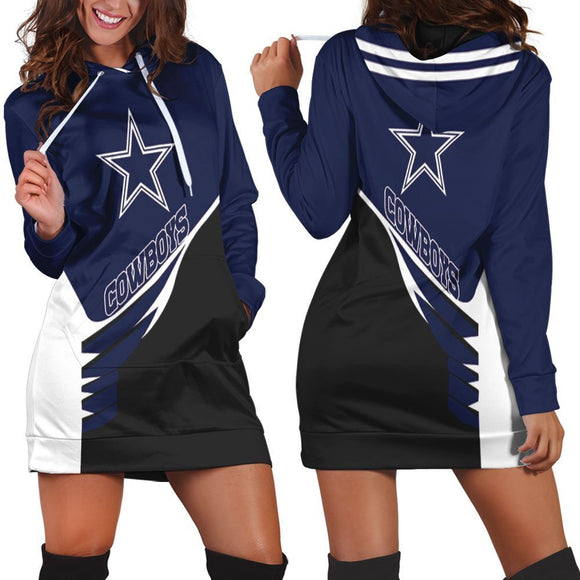 BUY Women's Dallas Cowboys Hoodie Dress - 15% OFF NOW
